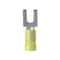 Panduit Ring Terminal, #10 Stud Size, 10 AWG, 600 V, Vinyl Insulated, Yellow, 50 PK PV10-10FF-L - alternate 5